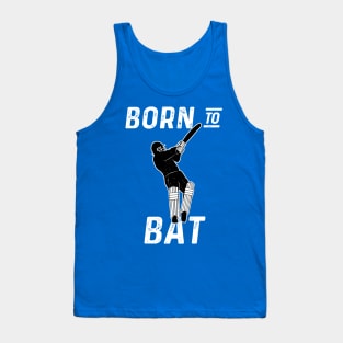 Cricket Player Batsman Born To Bat Cricket Fan Tank Top